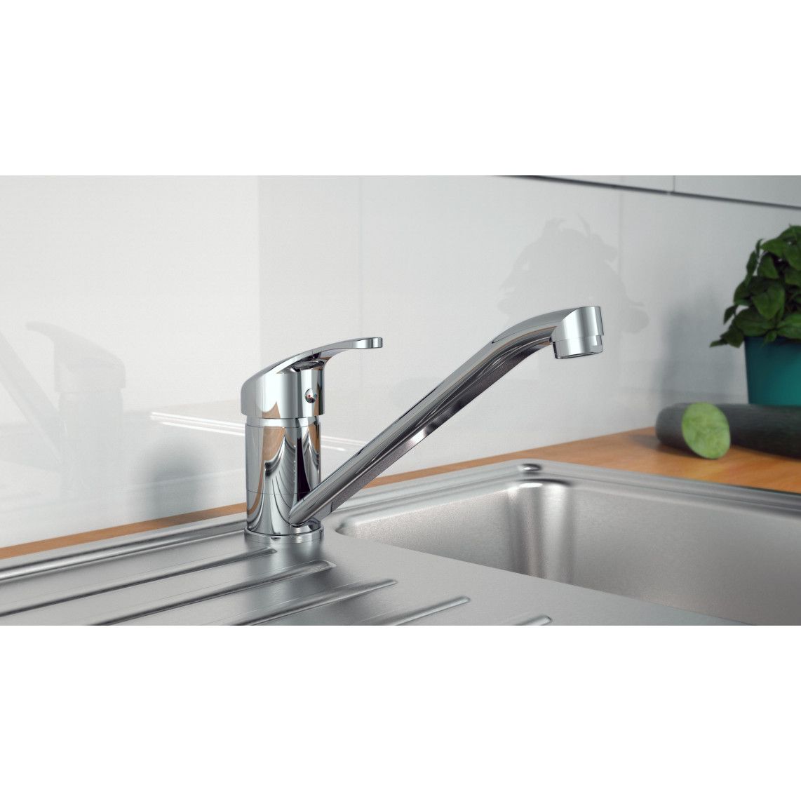NI182CR GRANDE VITA CLASSIC Mitigeur évier, chromé vue 3