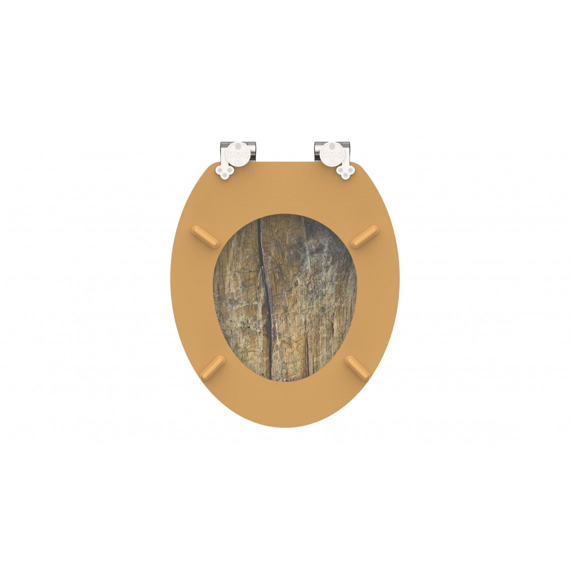 80124 MDF WC-zitting SOLID WOOD, met valrem vue 6