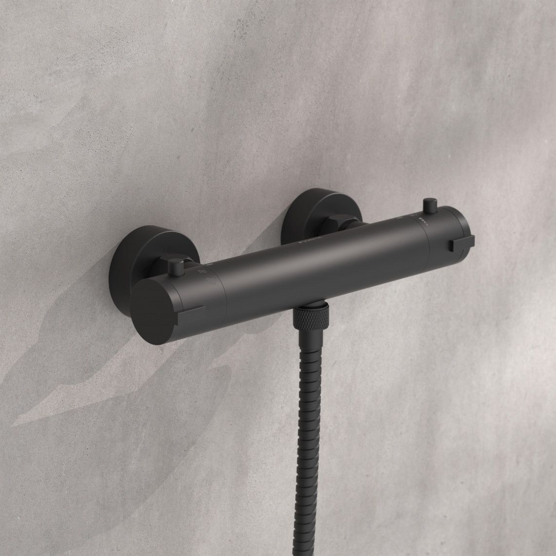 52526NL LONDON Mitigeur thermostatique de douche, noir mat vue 6