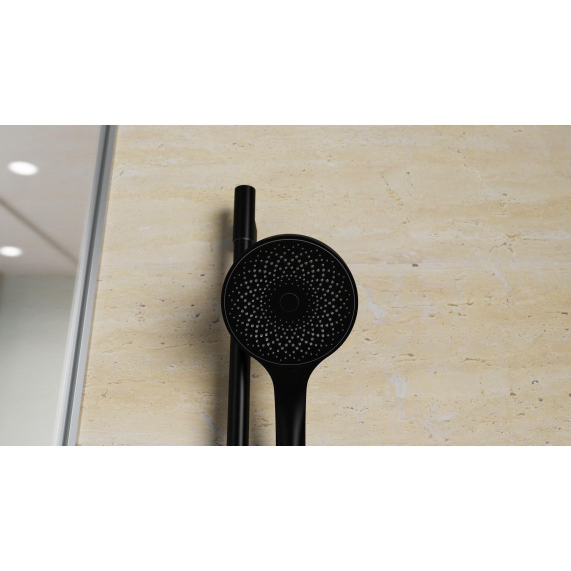 64996 CAPRI Set barre de douche, noir mat vue 8