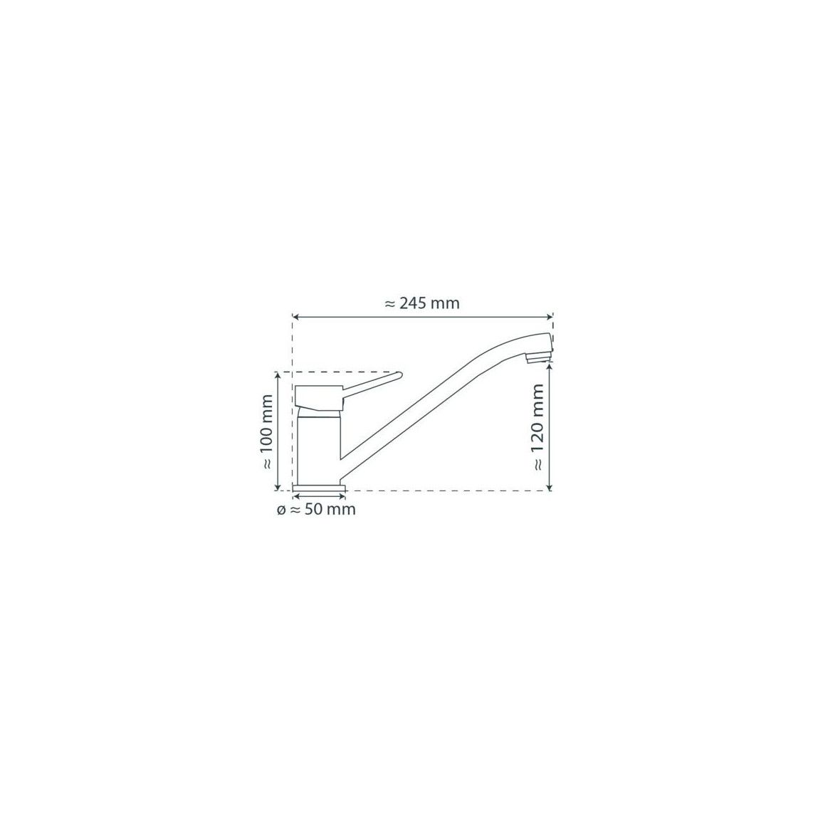 75208 BIRTE Sink mixer, chrome vue 11