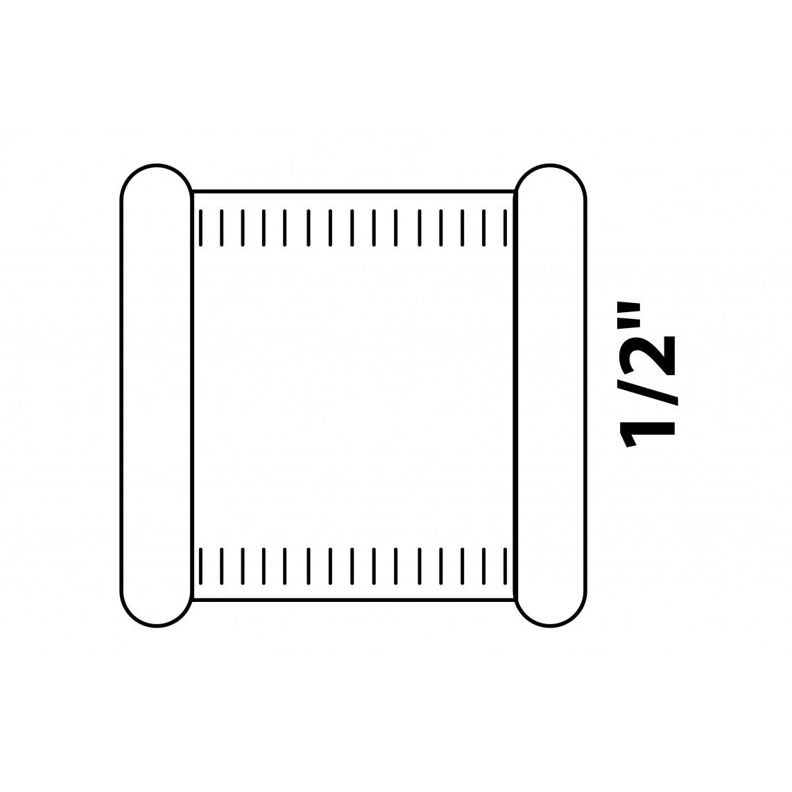 989362155 MS dubbele mof, chroom, 1/2"BI, vue 2