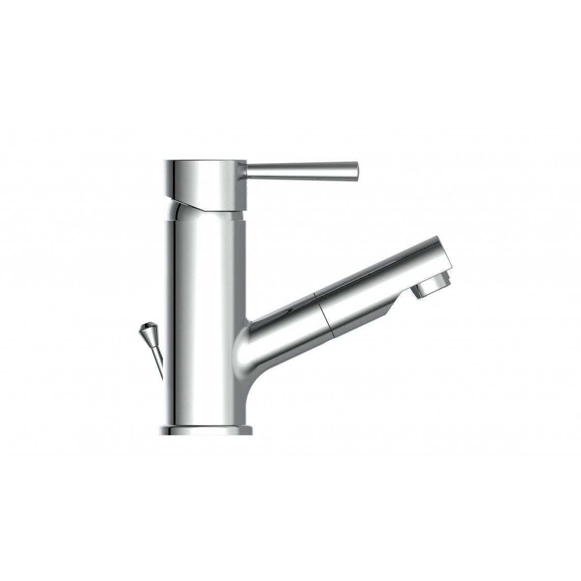 20150 CORNWALL Mitigeur lavabo, chromé, avec douchette à cheveux extractible vue 2
