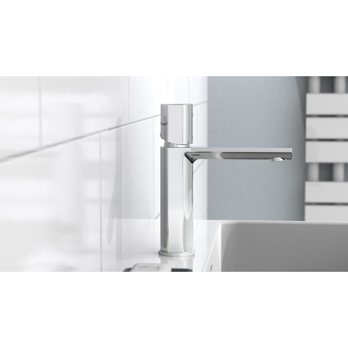 33610 NEW YORK Mitigeur lavabo, chromé vue 9