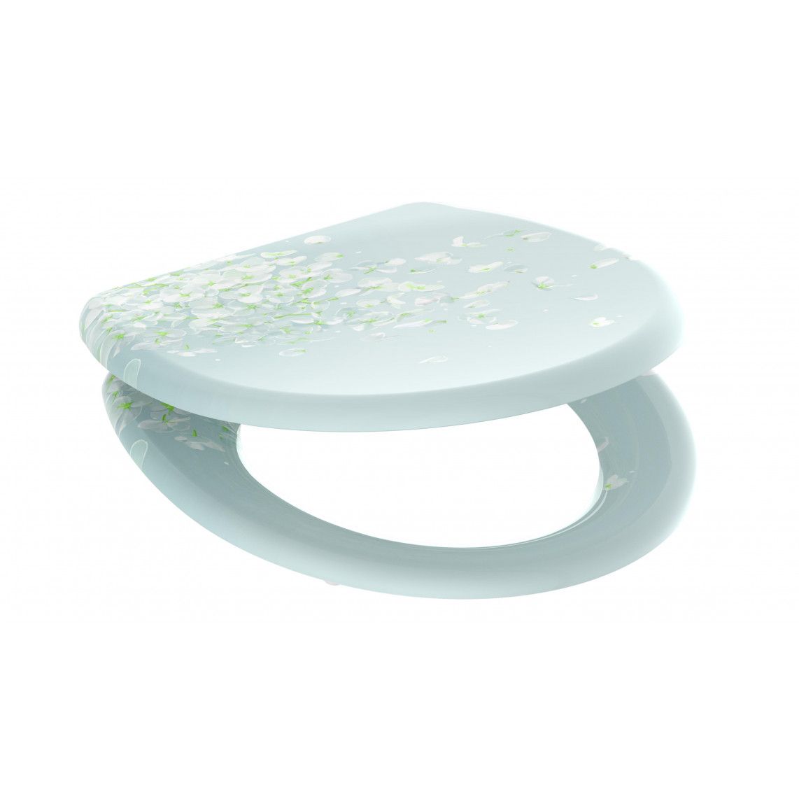 82381 abattant WC en Duroplast FLOWER IN THE WIND, avec frein de chute et déclipsable vue 3