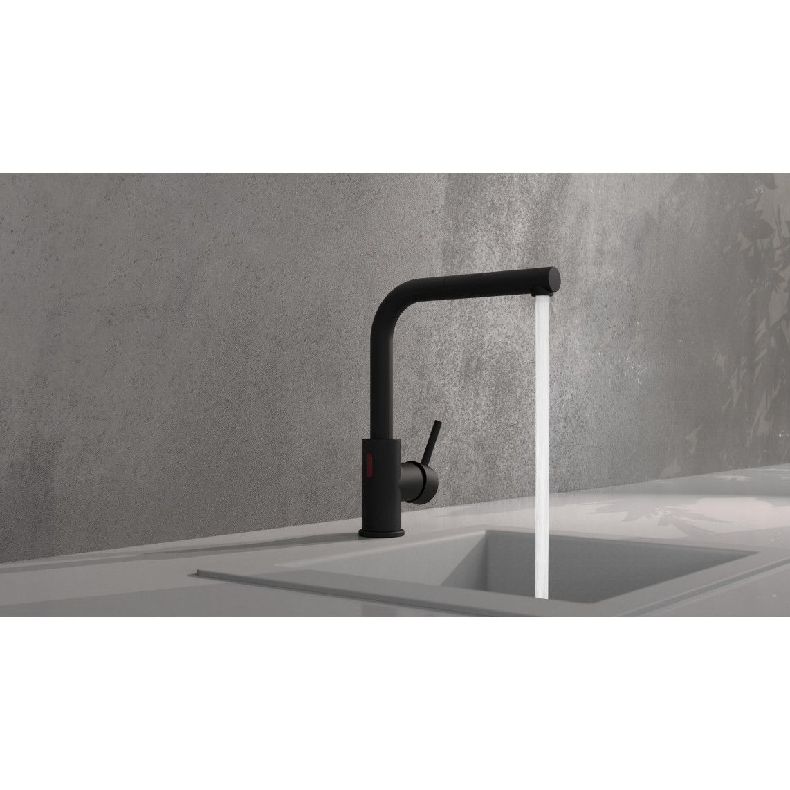 99760 VITAL Sensor sink mixer, black matt, with pull-out spout vue 8