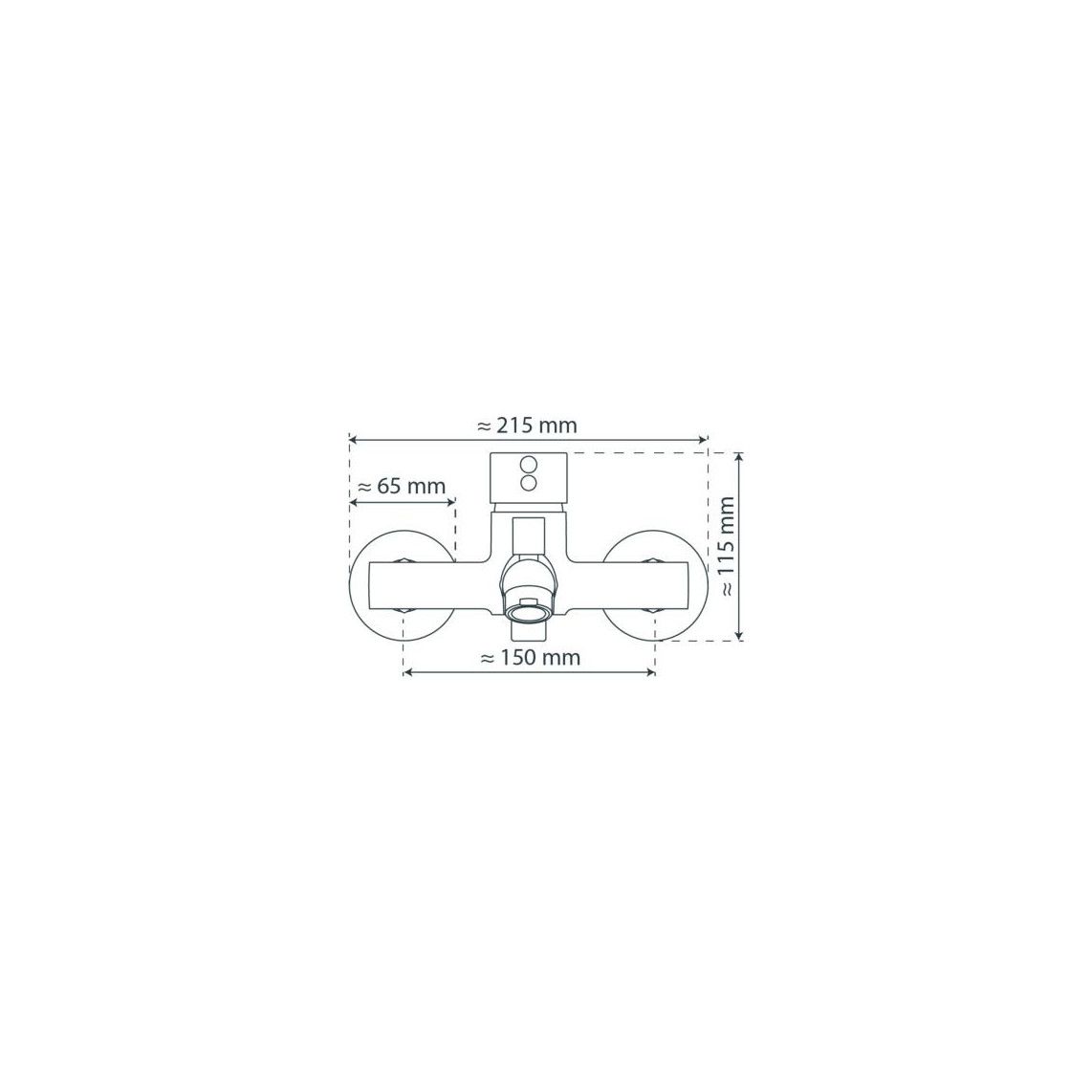 35930 LAURANA Mitigeur bain/douche, chromé vue 2