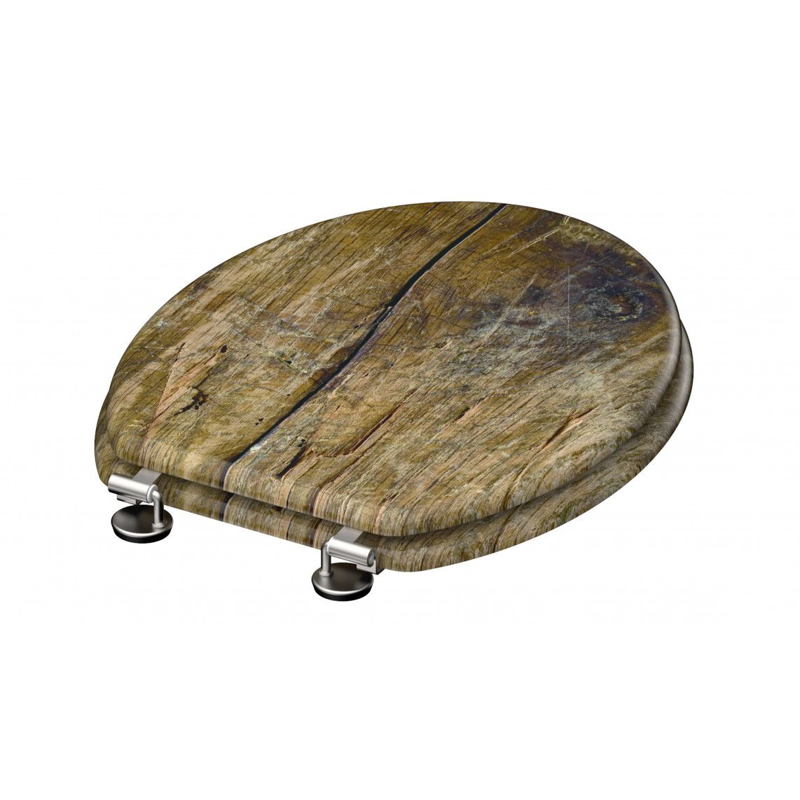 80024 MDF Toilet seat SOLID WOOD vue 6