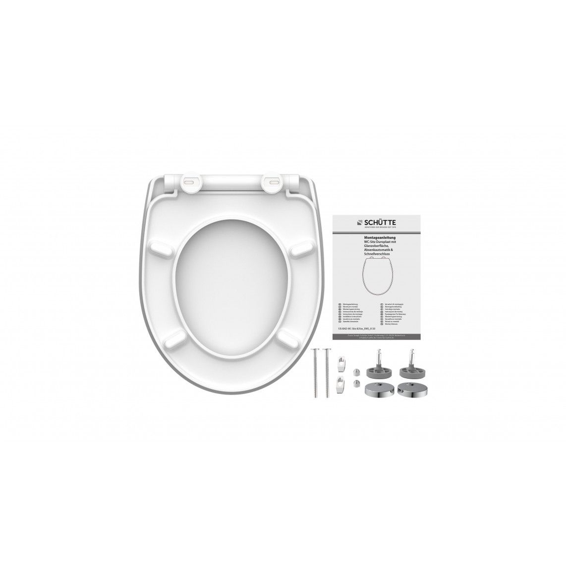 82587 Duroplast HG Toilet seat MAGIC LIGHT, with soft close and quick release vue 6
