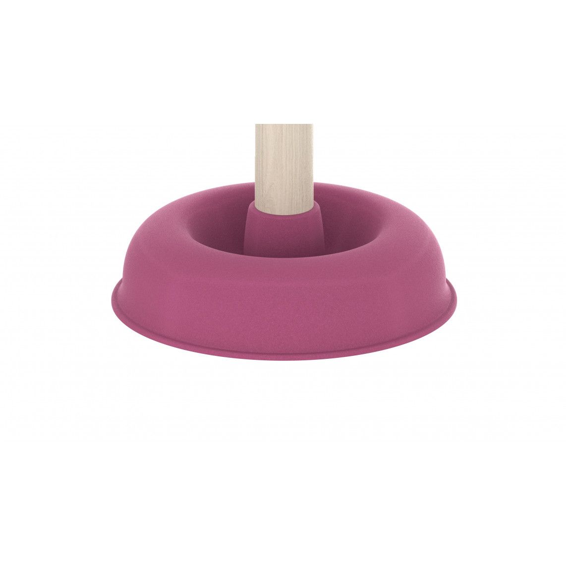 BZ002 Nettoyant pour évier avec Poignée en bois, Ø 140 mm, Rose vue 4
