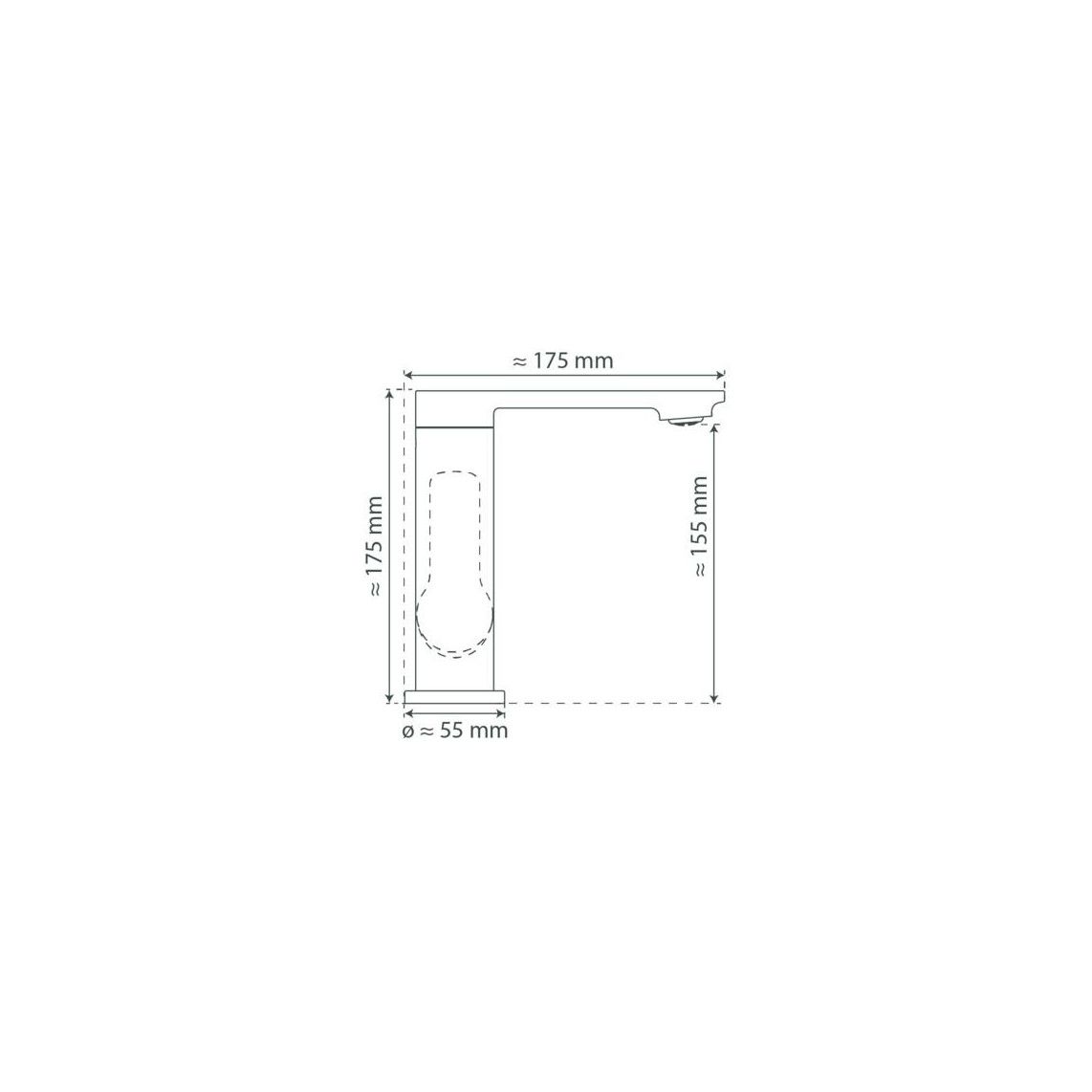 32410 ARIZONA wastafelkraan, chroom vue 2