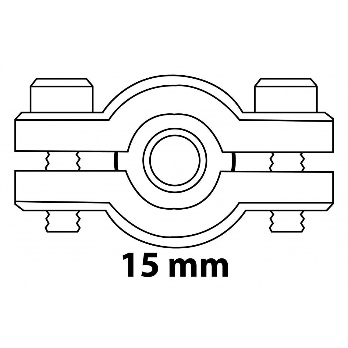 98940728 LT collier d’étanchéité, vierge, pour 15 mm vue 2
