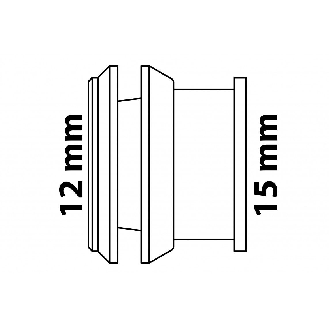 989455417 MS Reduceerset, blanco, 15 mm x 12 mm, knelfitting voor koperen buis (2x) vue 4