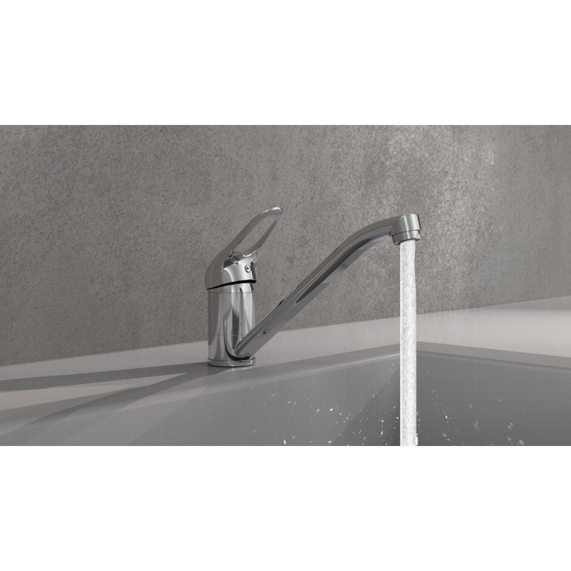77450 PORTO Sink mixer, chrome vue 4