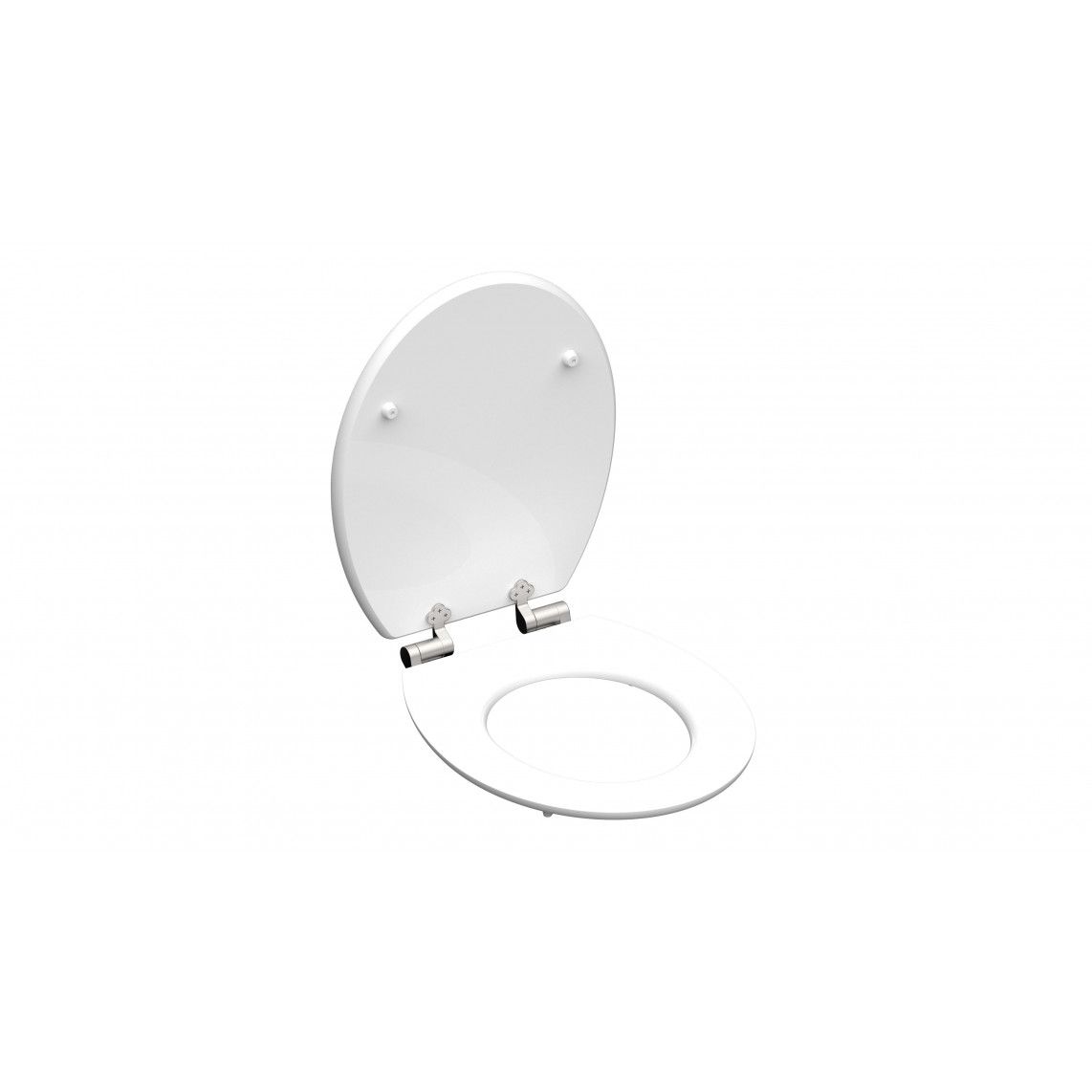 80549 MDF HG Toilet seat FLOWERS AND WOOD, with soft close vue 4