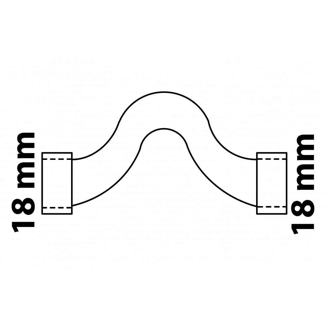989253055 CU crossover fitting, blanco, 18 mm, 2 mofen (5085) vue 3