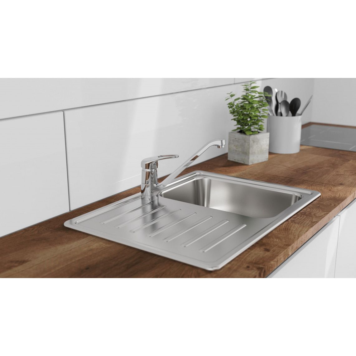 77250 GRANDE Keukenkraan, chroom vue 6