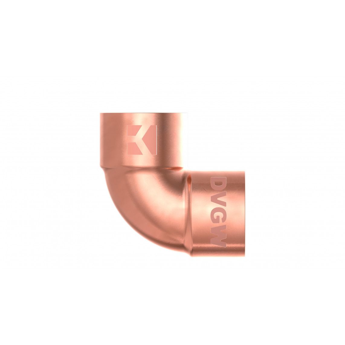 989030055 CU knie 90°, blanco, 10 mm, 2 mofen, (5090) vue 2