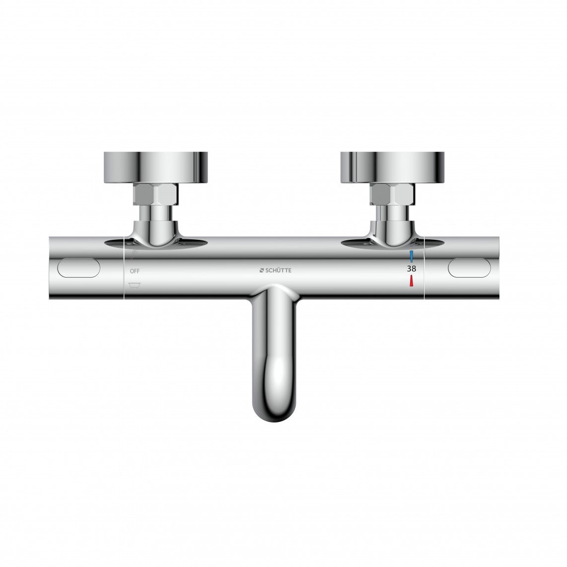 33190 LOS ANGELES Mitigeur thermostatique bain/douche, chromé vue 4