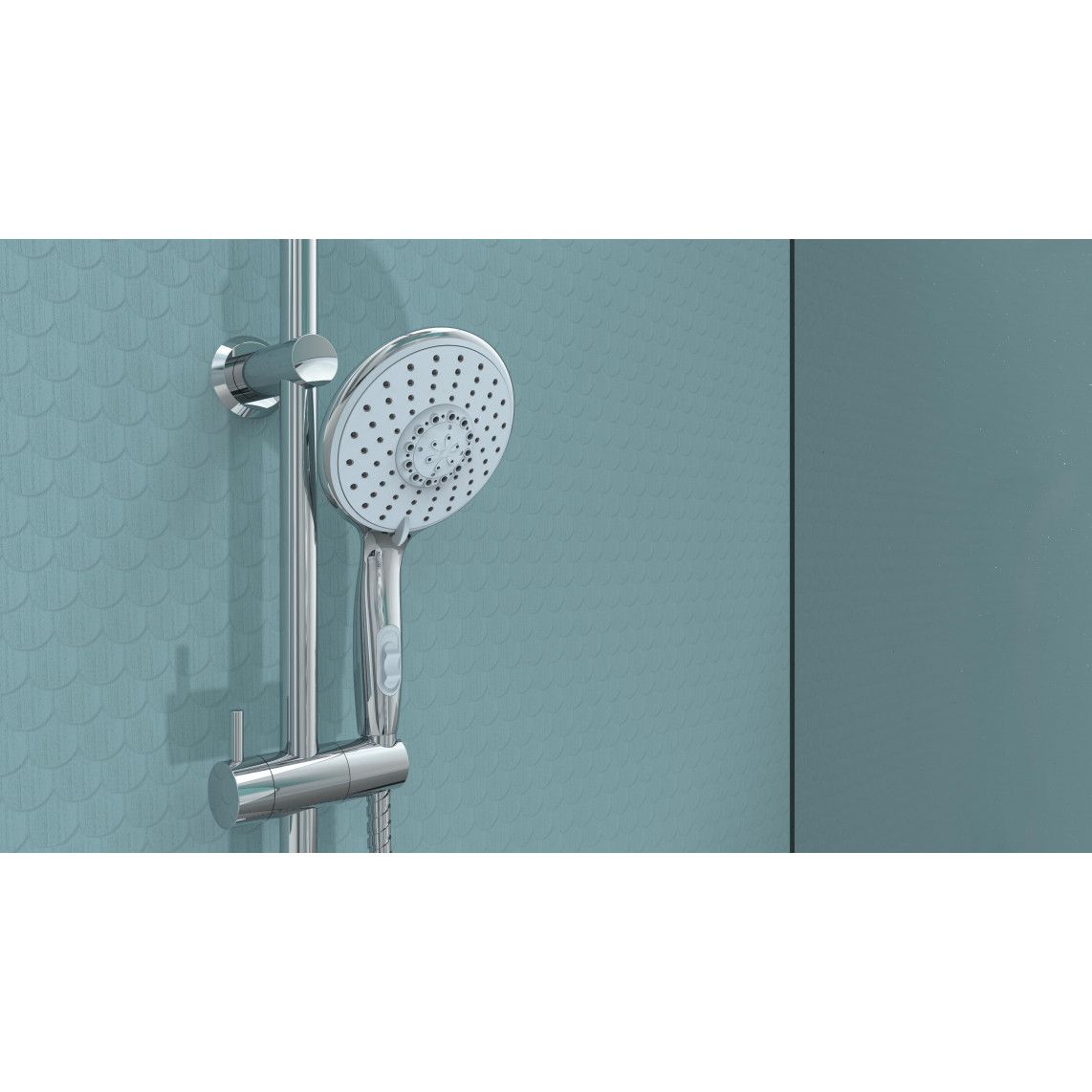 DX6081 COOL Handdouche, chroom vue 3