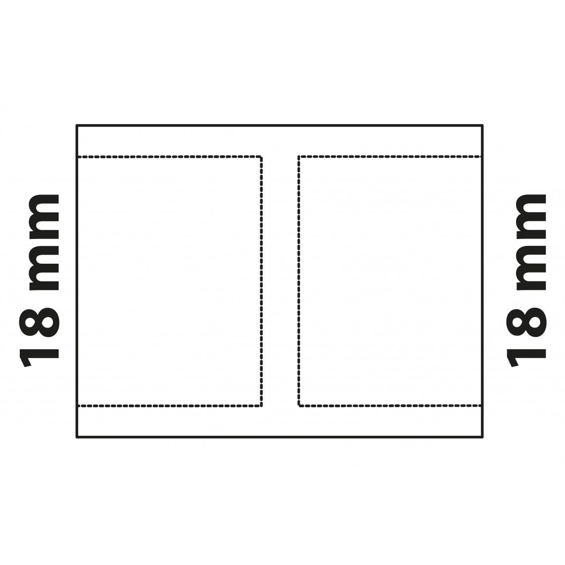989094017 CU manchon double, vierge, 18 mm, 2 manchons, (5270) vue 3