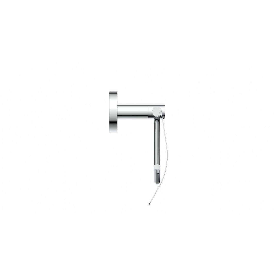 10113 LONDON Toiletpapierhouder, chroom, met deksel vue 2