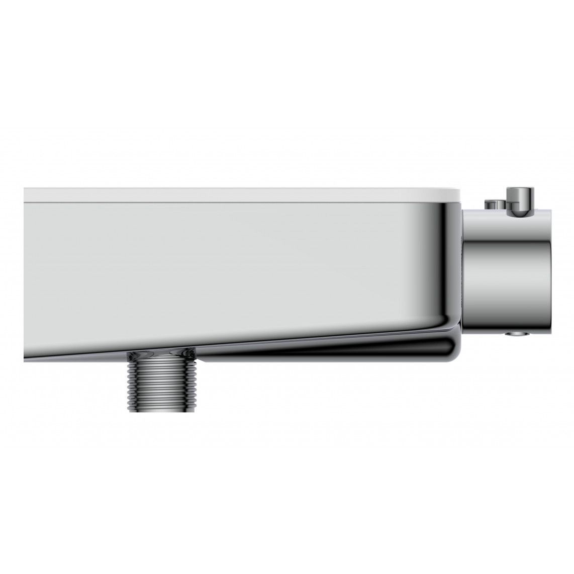 60535 OCEAN Mitigeur thermostatique de douche, chromé/blanc, avec tablette vue 3