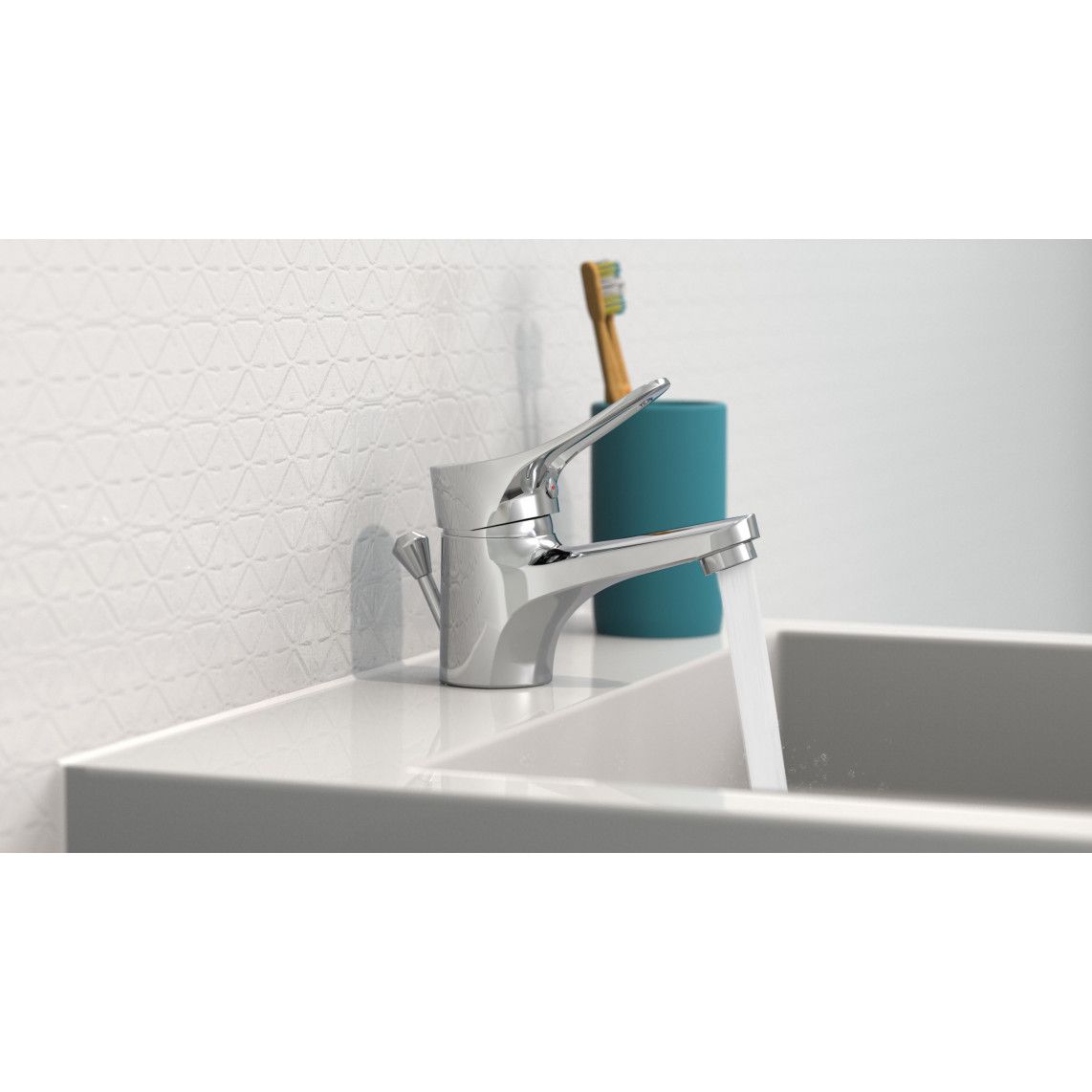 NI075VECR VERONA Mitigeur lavabo, chromé vue 7