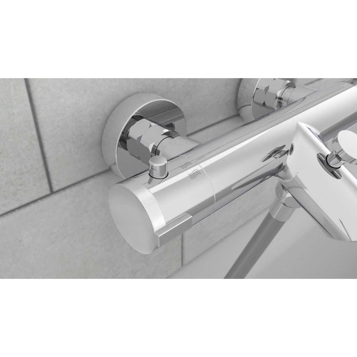 52470 LONDON Mitigeur thermostatique bain/douche, chromé vue 5
