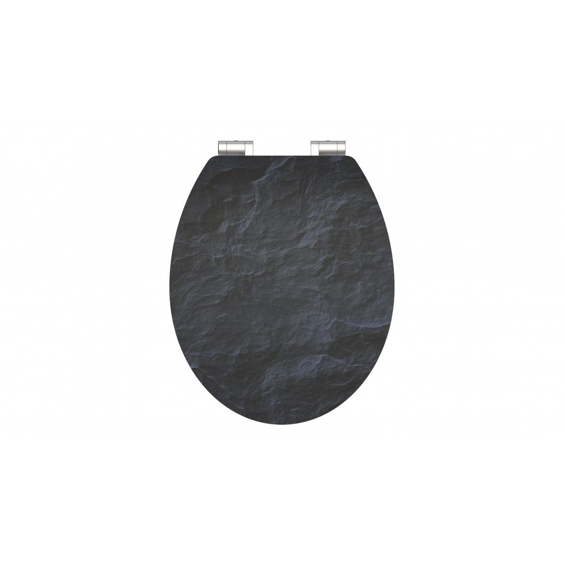 80535 abattant WC en MDF HG BLACK STONE, avec frein de chute vue 2