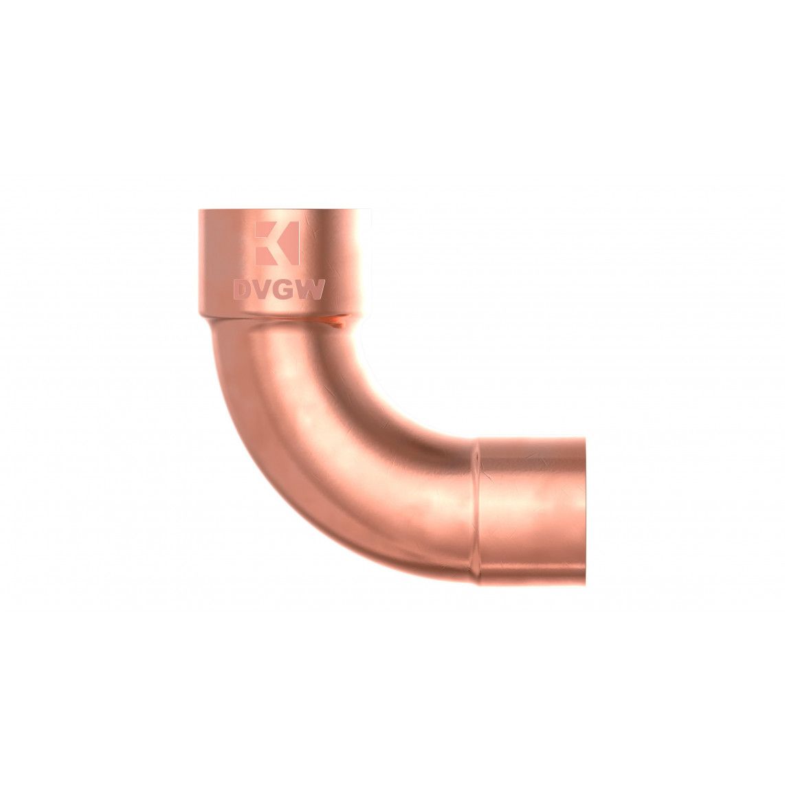 989025017 CU arc 90°, vierge, 22 mm, 1 manchon, (5001a) vue 2