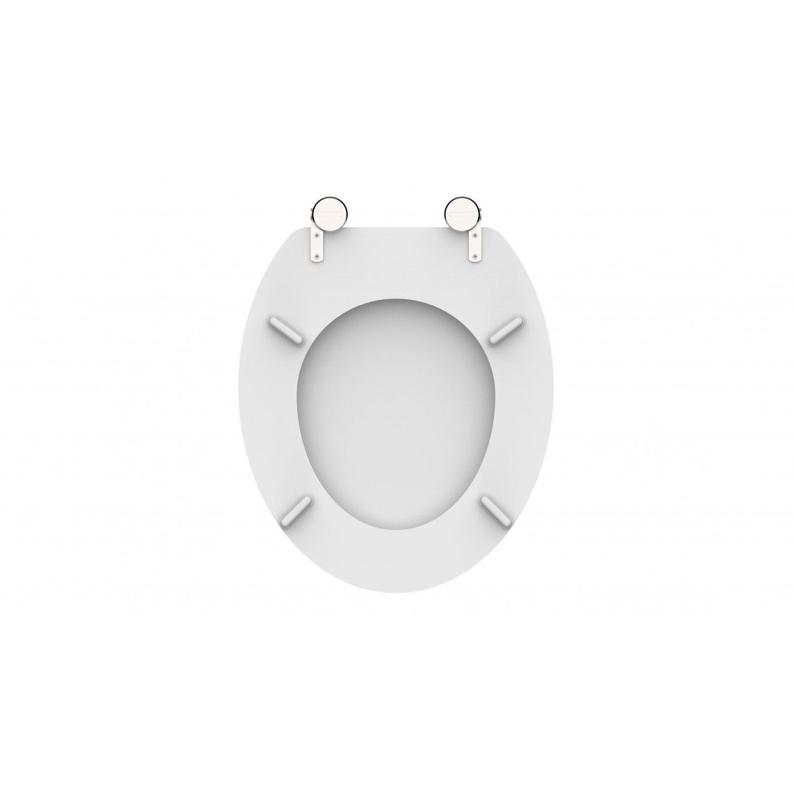 84000 abattant WC avec noyau en bois WHITE vue 10