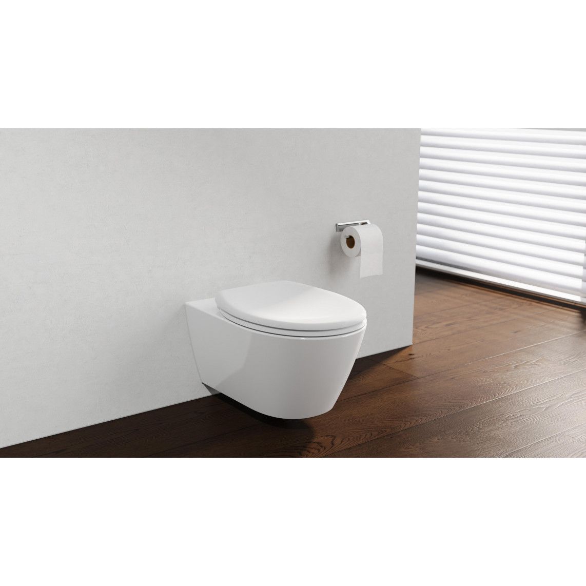 82600 abattant WC en Duroplast WHITE, PREMIUM, avec frein de chute et déclipsable vue 9