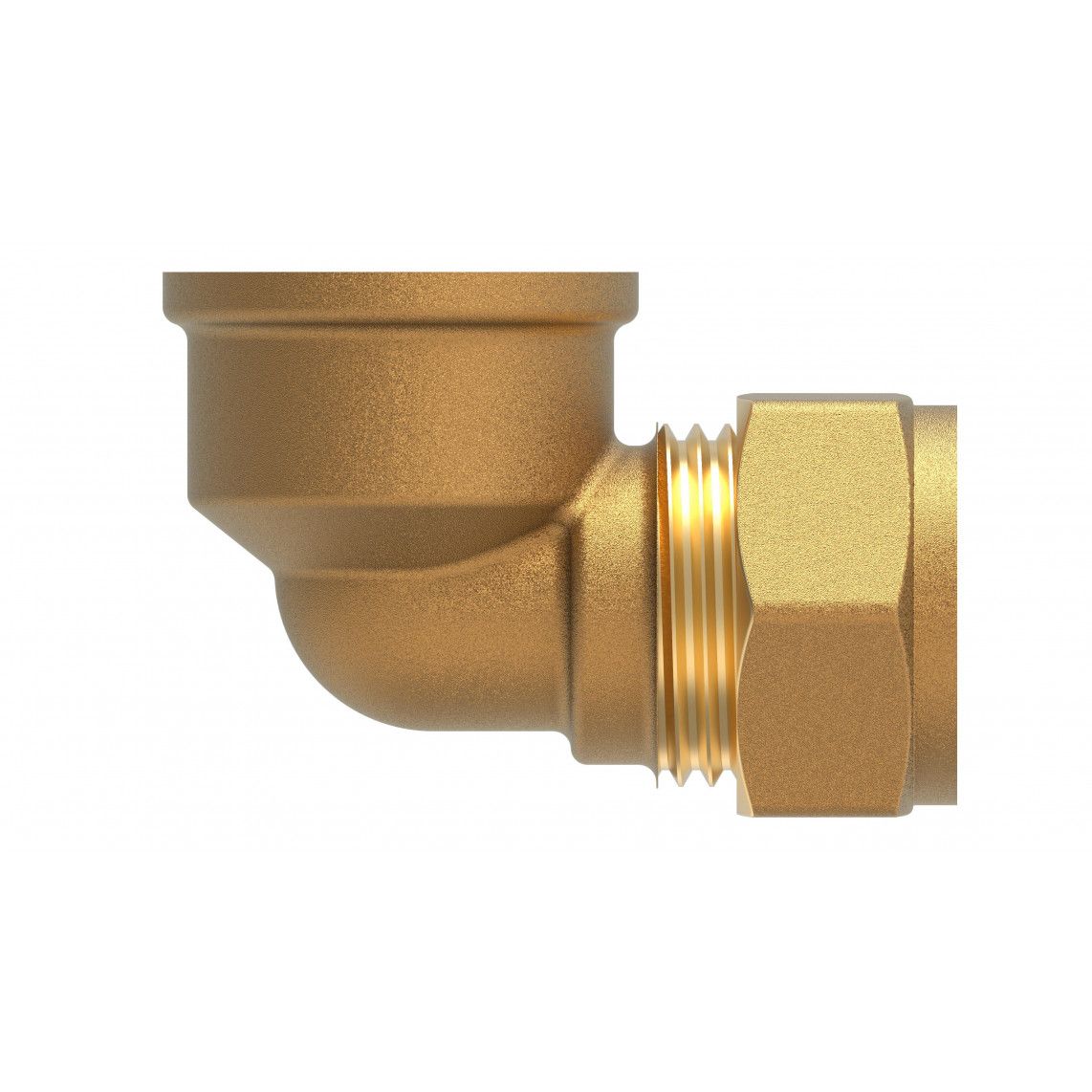 989452117 MS knie 90°, blanco, 15 mm x 1/2"BI, knelfitting voor koperen buis vue 2
