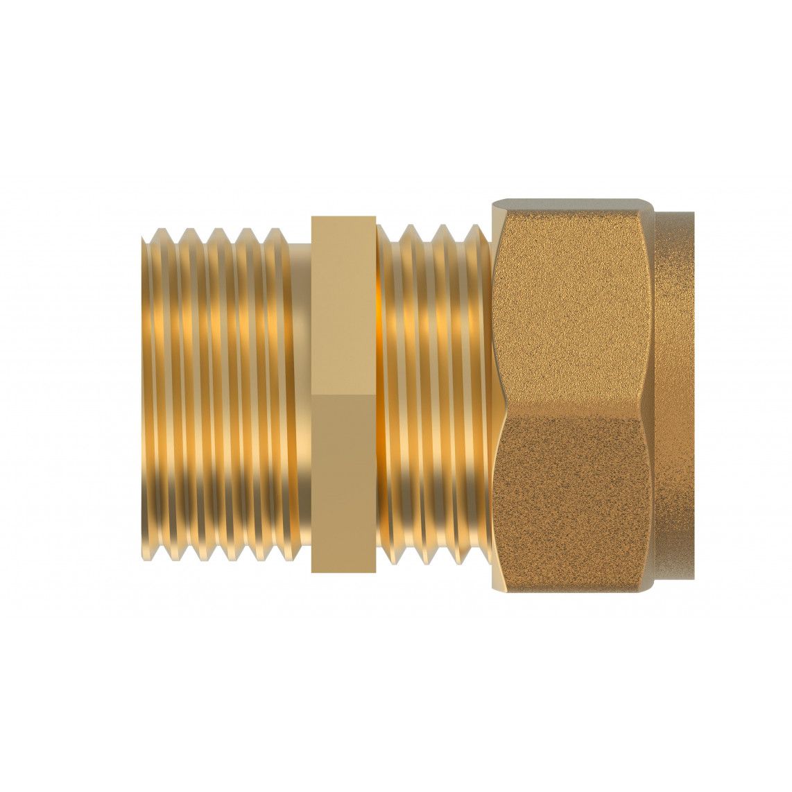 989457717 MS overgangsstuk, blanco, 22 mm x 3/4"BU, knelfitting voor koperen buis, vue 2
