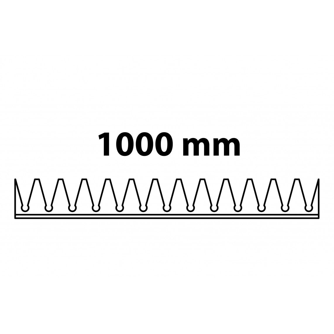 98930950 bande d'isolant phonique, Silicone, 1000 mm vue 2