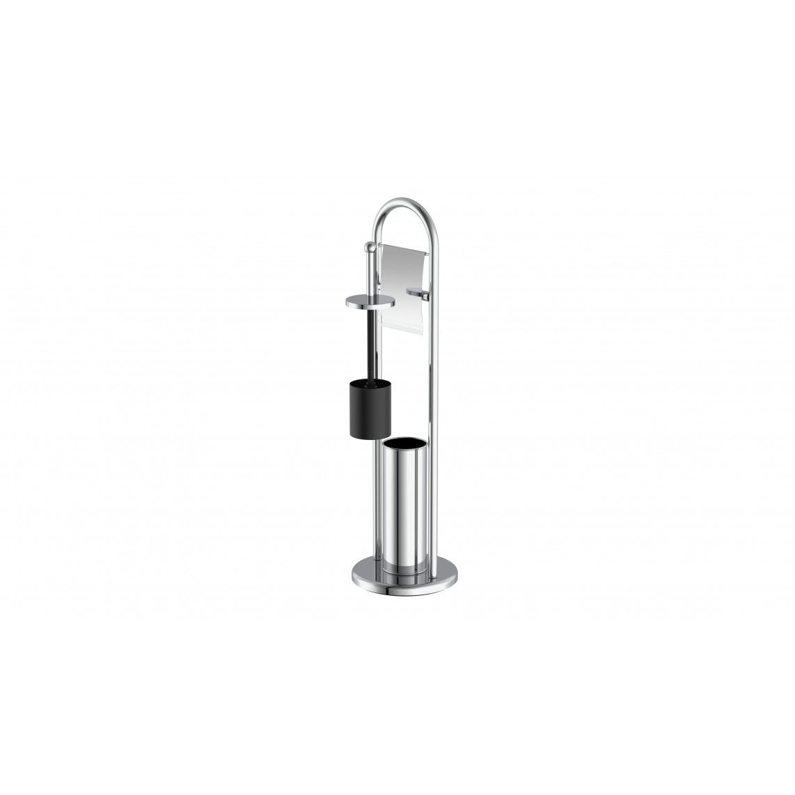 BA0001 staand WC set, chroom vue 8