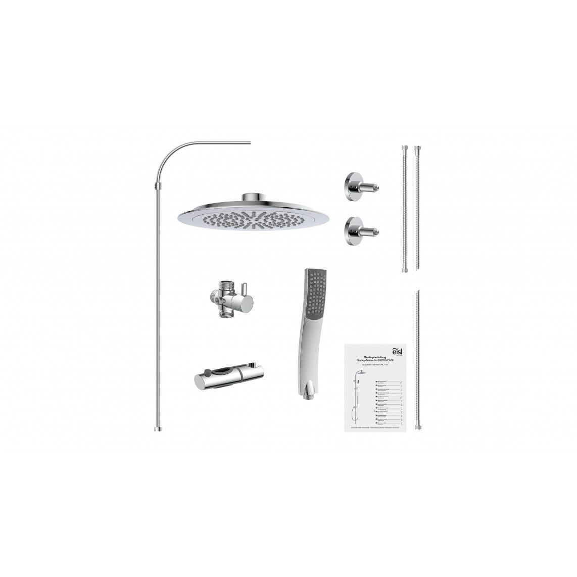 DXSTIOVCS-PR STILOVAL Regendouche set, chroom vue 3
