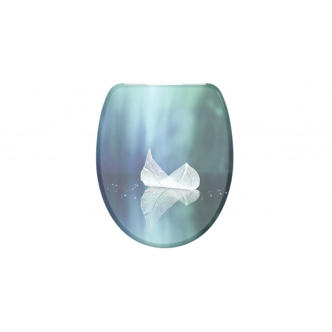 82153 Duroplast WC-zitting FALLEN LEAF, met valrem vue 2