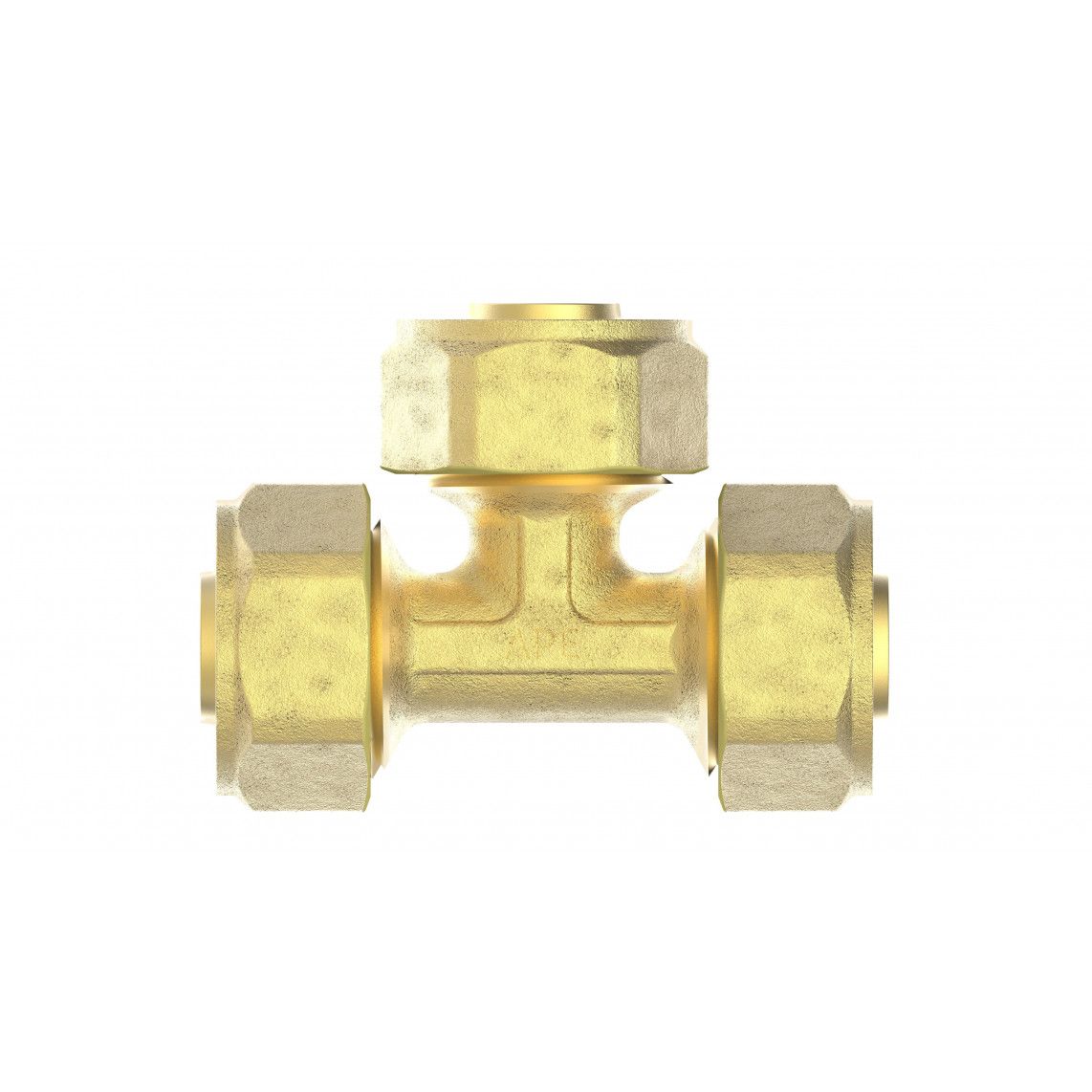 988911155 MS T-stuk, blanco, 16 mm, knelfitting voor meerlagen buis vue 2