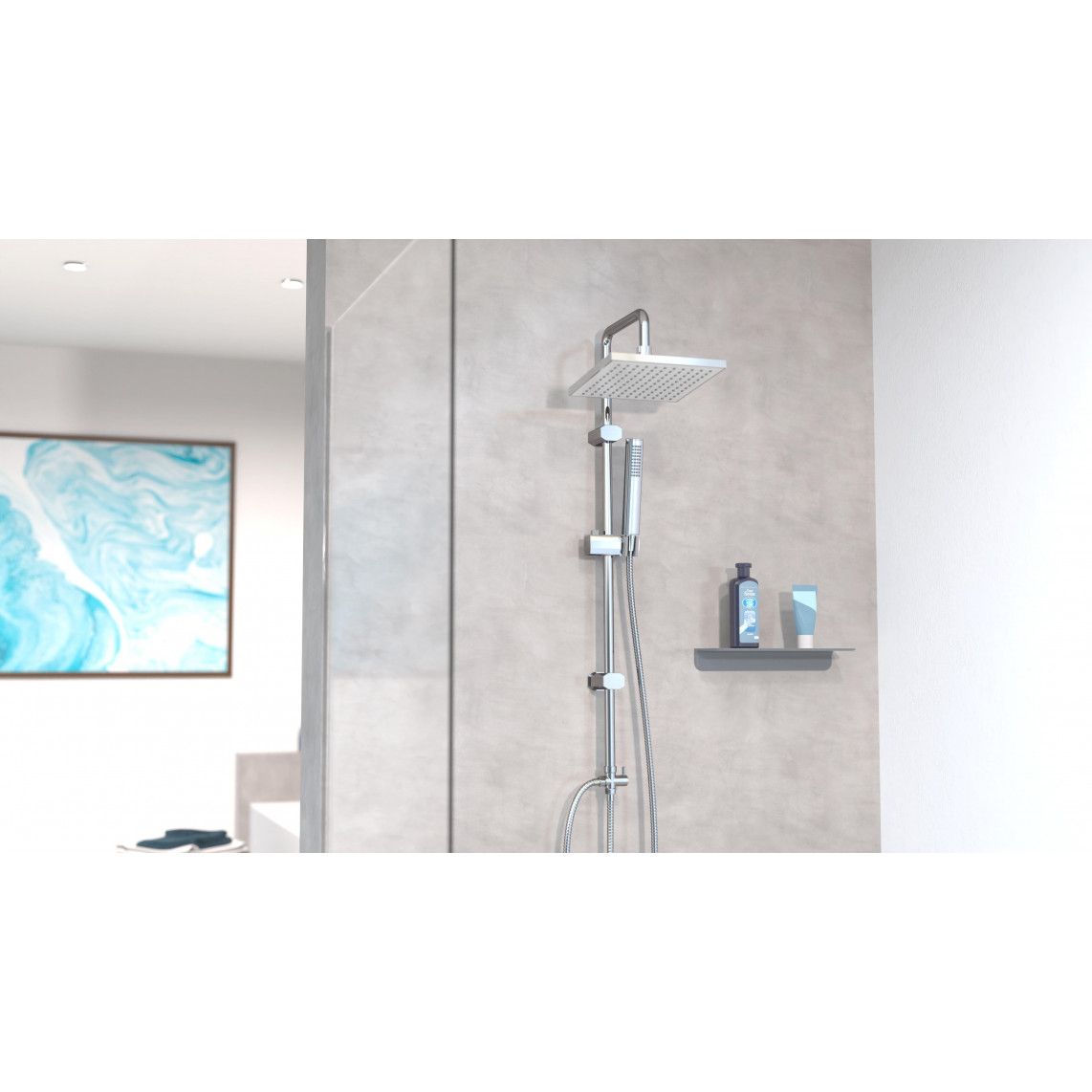 60090 TOKYO Regendouche set, chroom vue 11