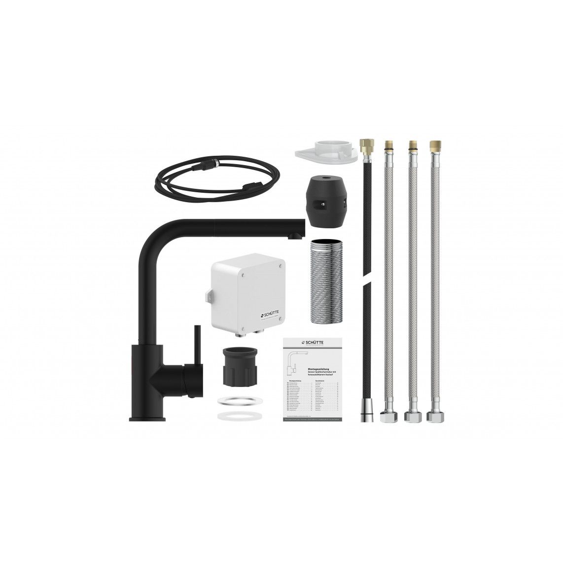 99760 VITAL Sensor sink mixer, black matt, with pull-out spout vue 6