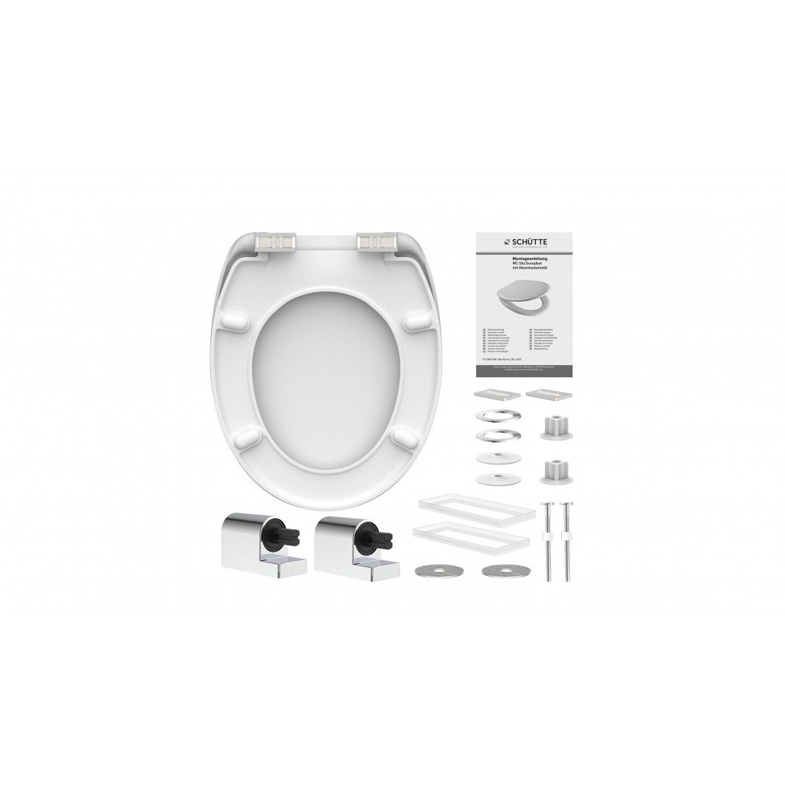 82154 Duroplast WC-zitting GINGKOundWOOD, met valrem vue 7