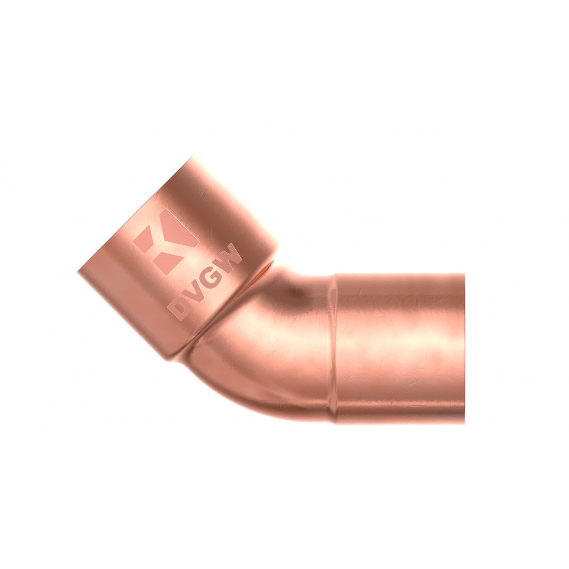 989144055 CU boog 45°, blanco, 22 mm, 1 mof (5040) vue 2