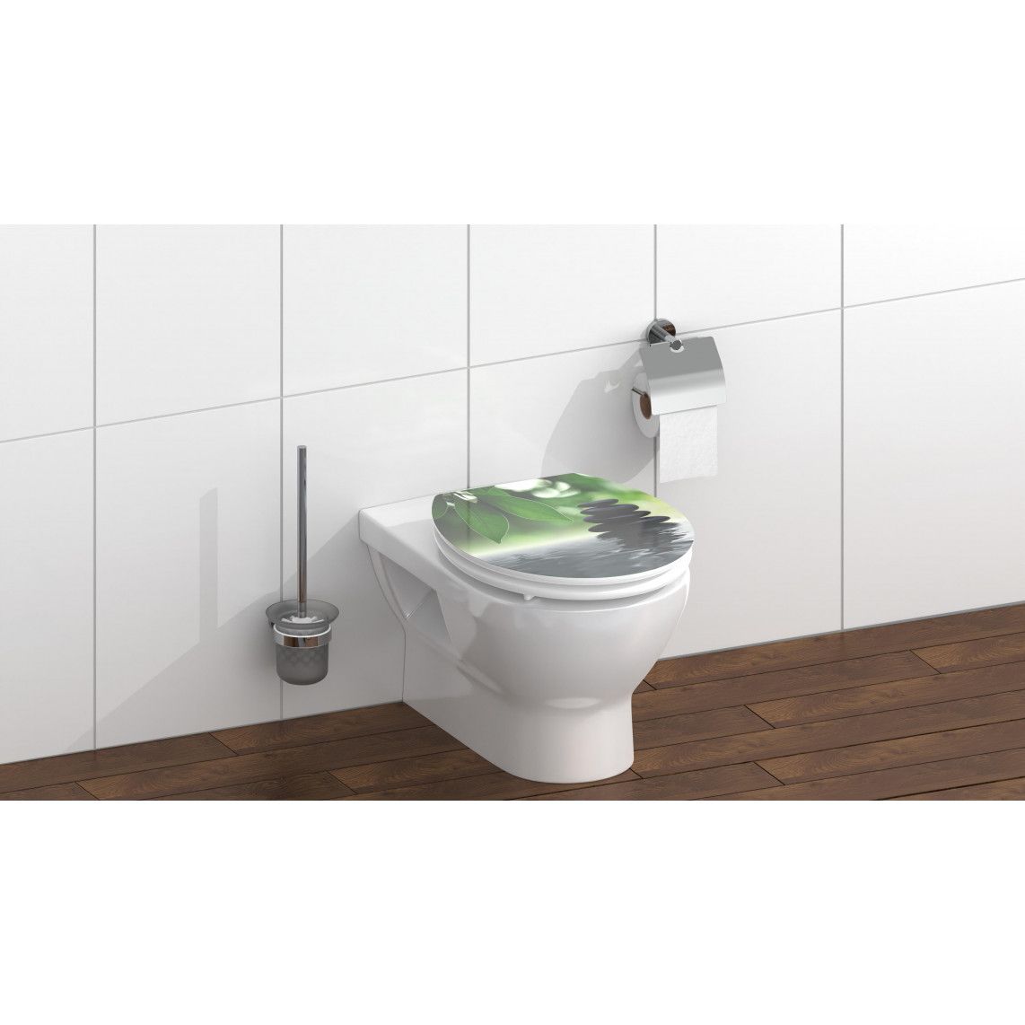 80543 abattant WC en MDF HG OASIS, avec frein de chute vue 8