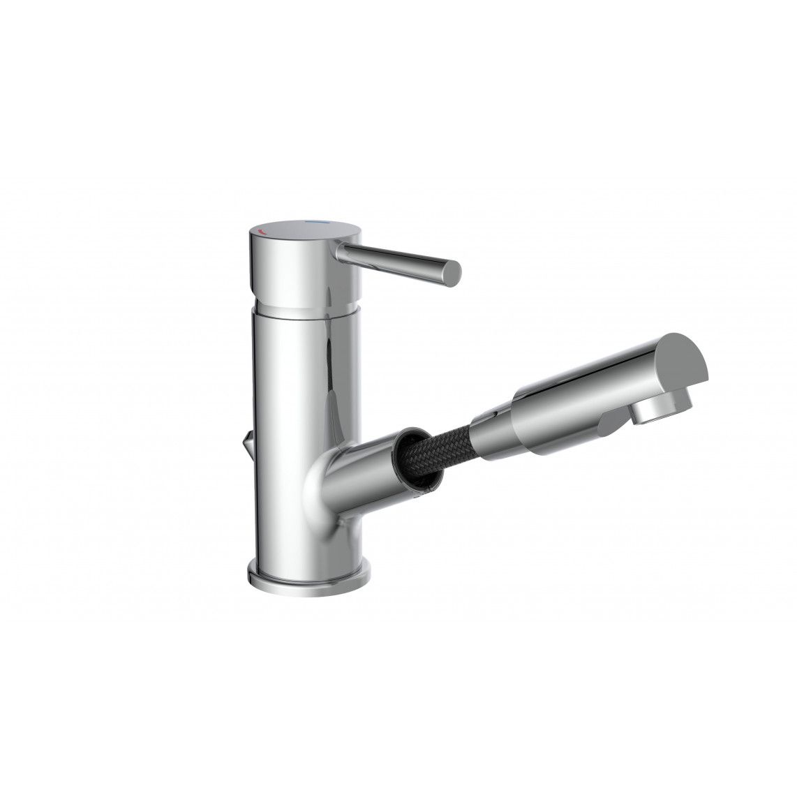 20150 CORNWALL Mitigeur lavabo, chromé, avec douchette à cheveux extractible vue 3