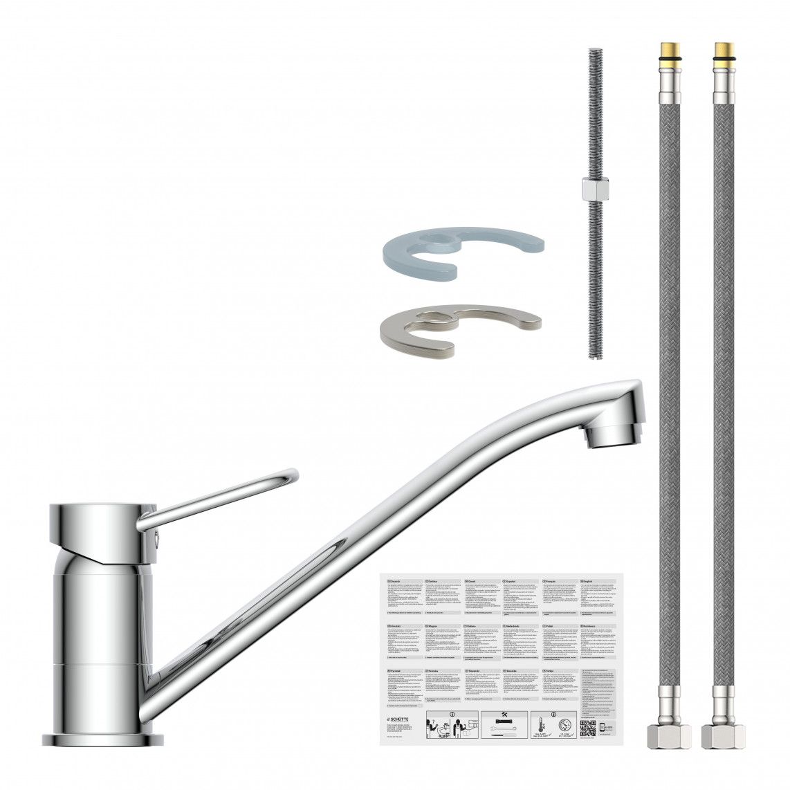 75208 BIRTE Sink mixer, chrome vue 5