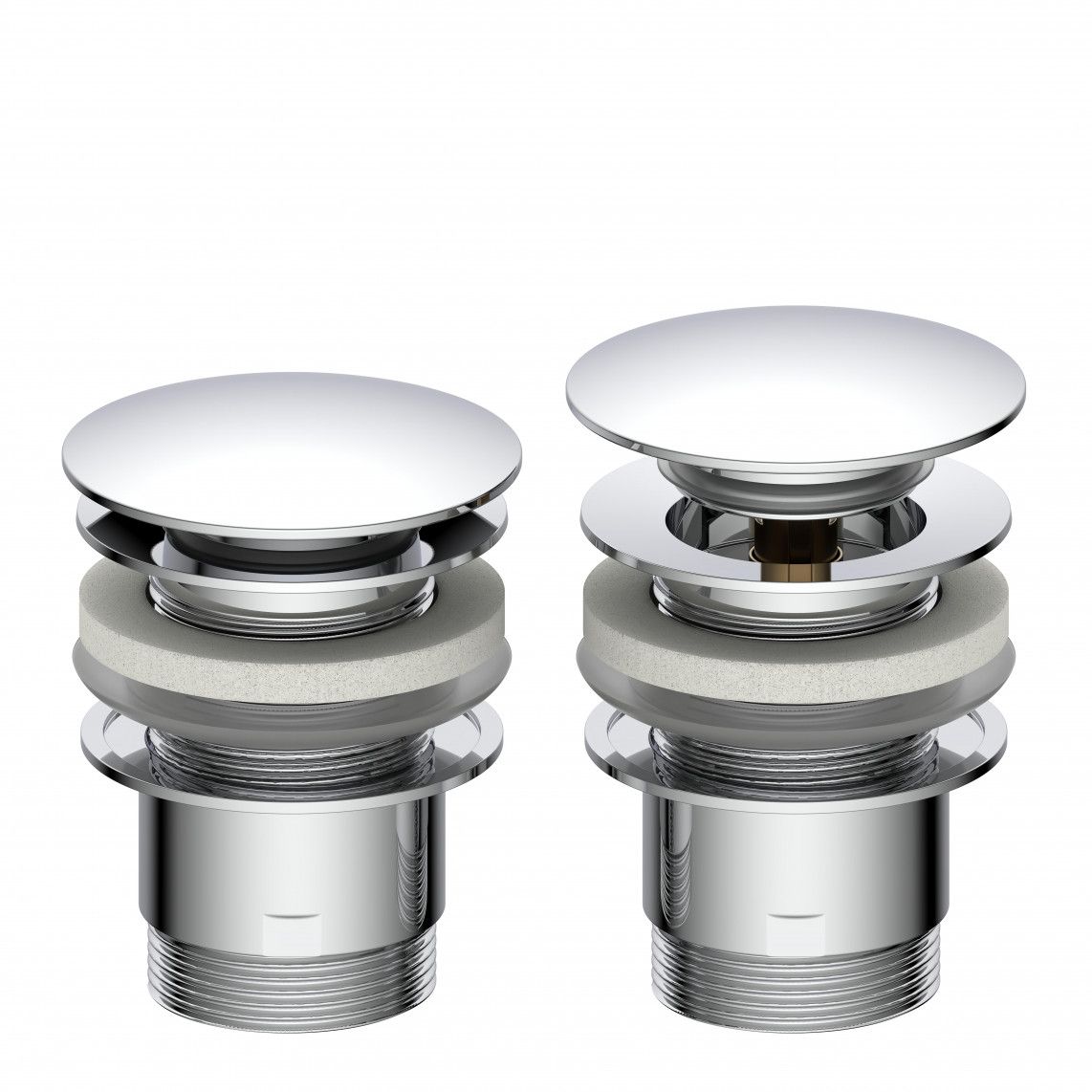 98807330 DAV-1WK vanne d'évacuation, chromé, 1 1/4" x 65 mm vue 6