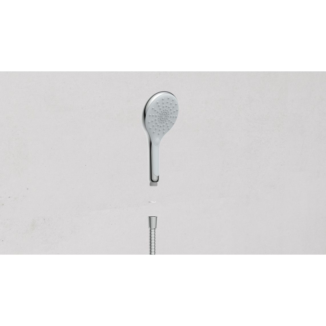 60900 SIRANI Handdouche, chroom/lichtgrijs vue 6