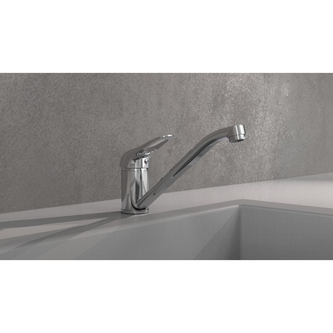 77450 PORTO Sink mixer, chrome vue 2